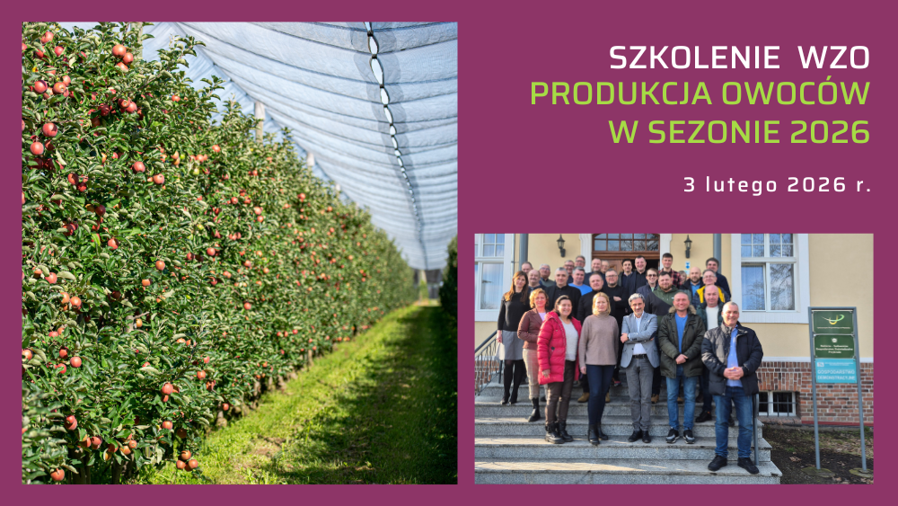 Szkolenie sadownicze WZO - 3 lutego 2026